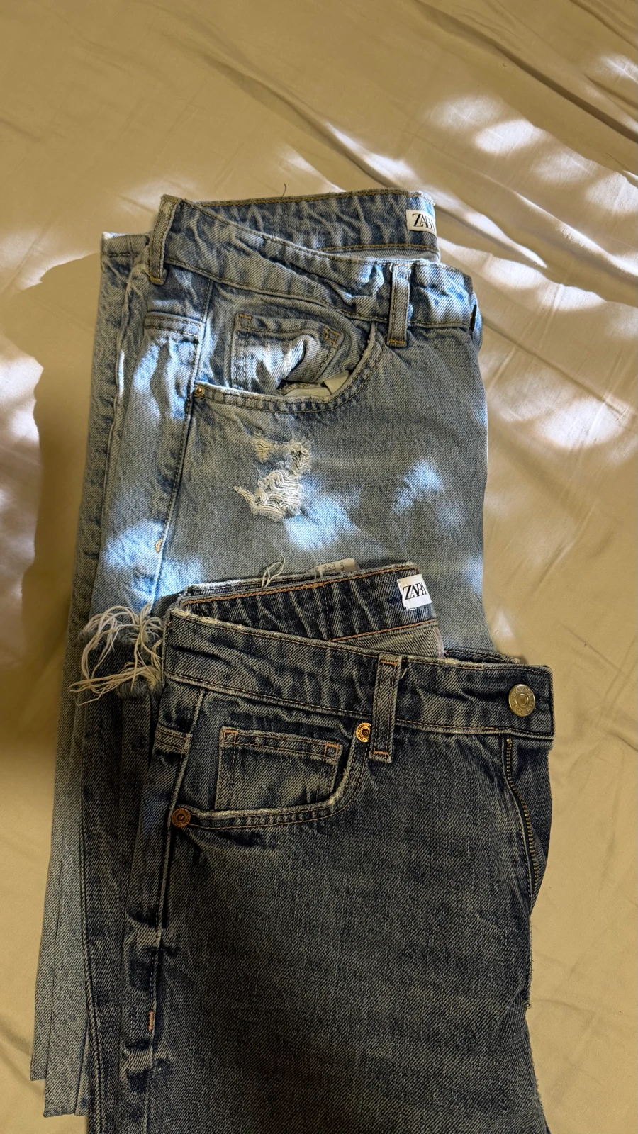 Zara farmerke dva para 38