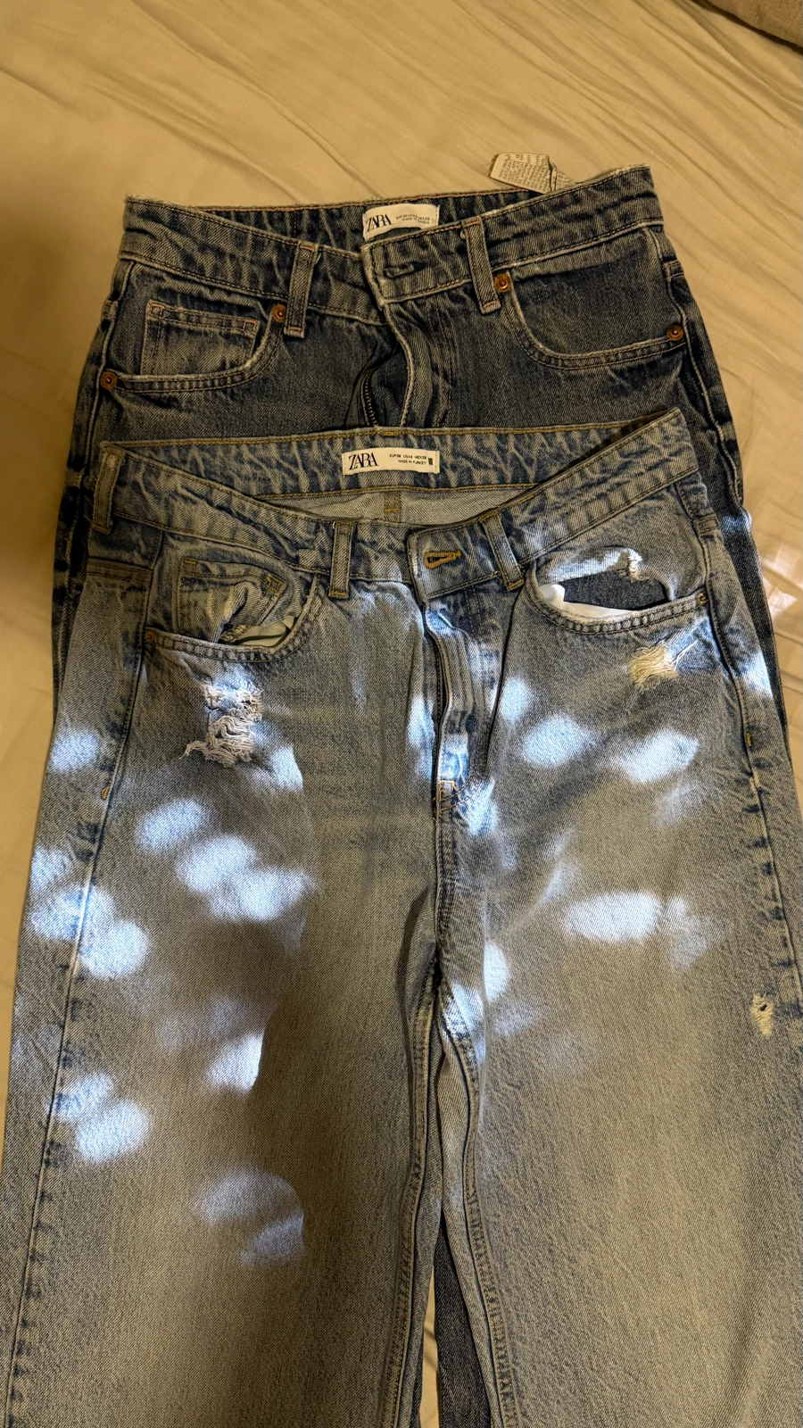 Zara farmerke dva para 38