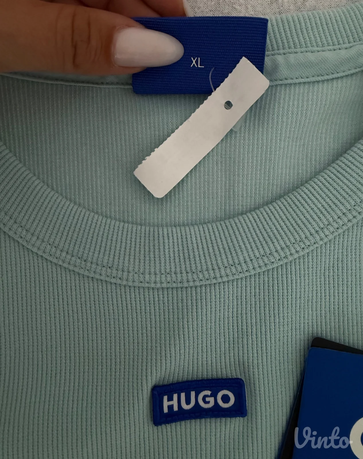 HUGO rebrasti crop top sa etiketom (NOVO original)