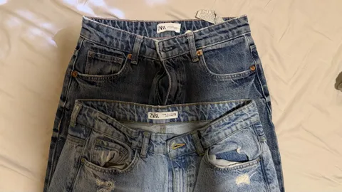 Zara farmerke dva para 38