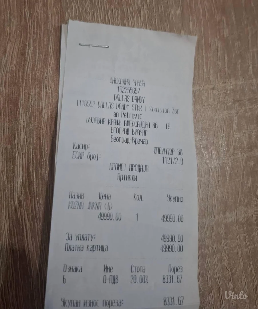 Bunda / monton od prirodnog krzna lisice