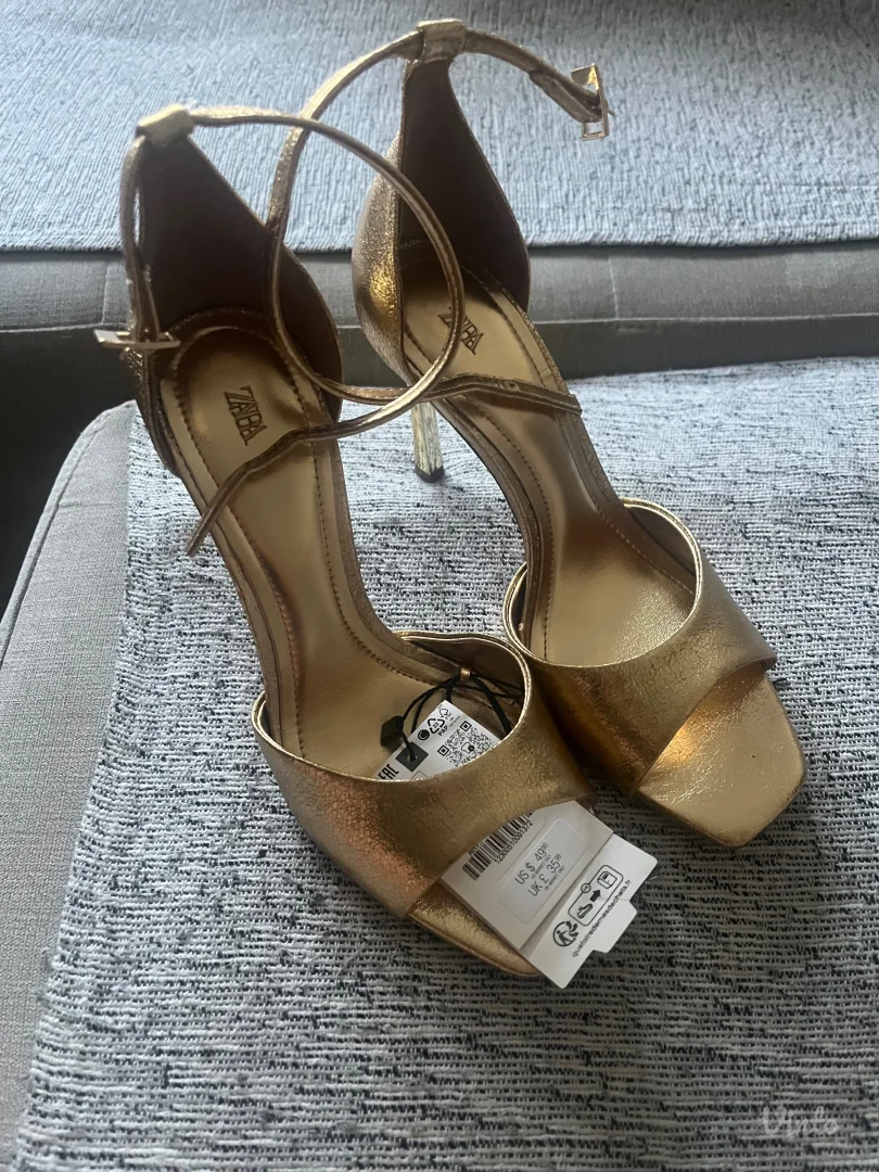 Zara - zlatne nove sandale