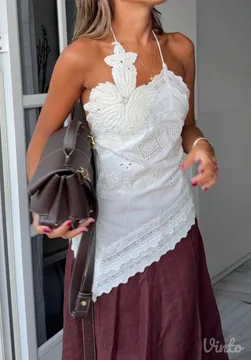 ZARA vezeni top, nov s etiketama
