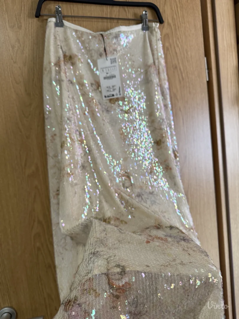 Zara midi suknja sa sljokicama