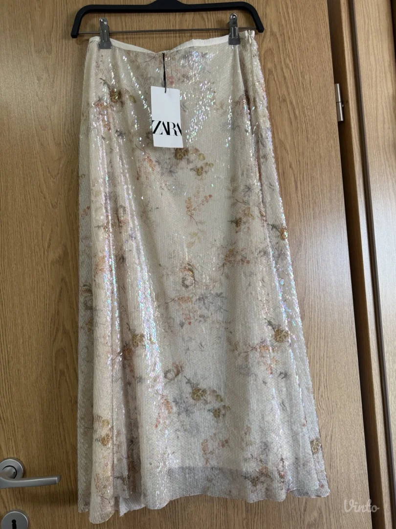 Zara midi suknja sa sljokicama