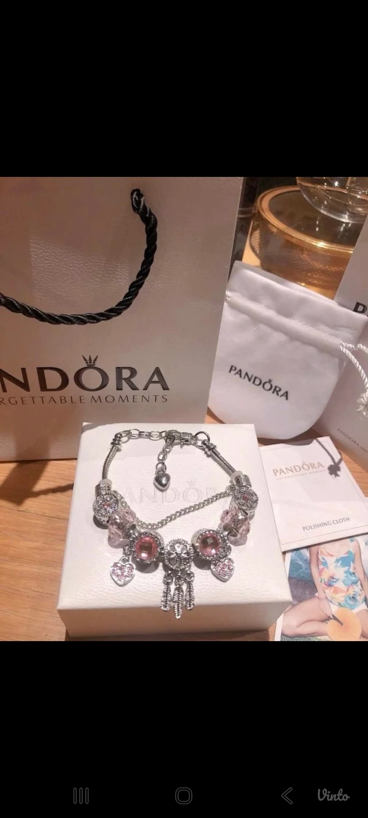 Original Pandora narukvica sa privescima