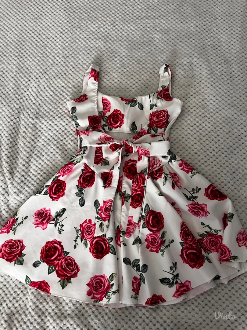 Mini haljina sa ružama