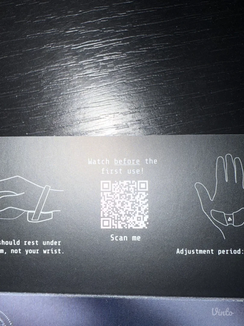 Carpio G 2.0 ergonomski oslonac za desnu ruku silikonska narukvica