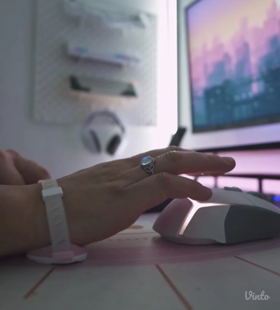 Carpio G 2.0 ergonomski oslonac za desnu ruku silikonska narukvica