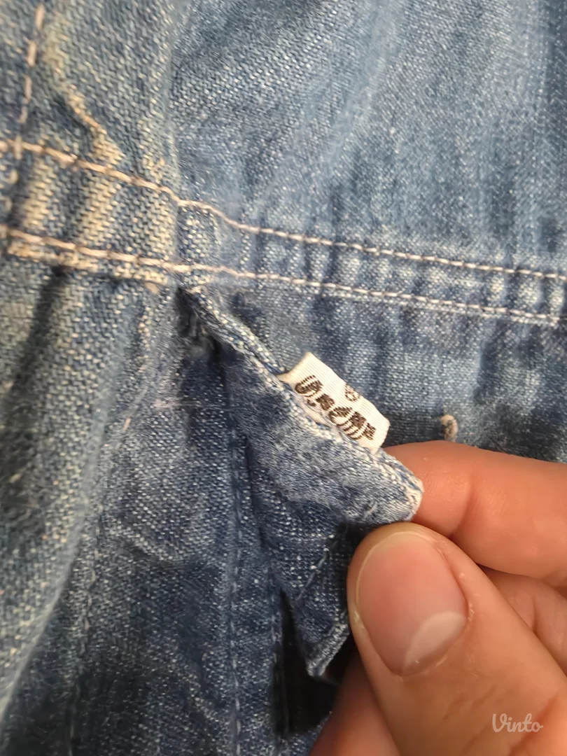 Levis white tab teksas tanka jakna