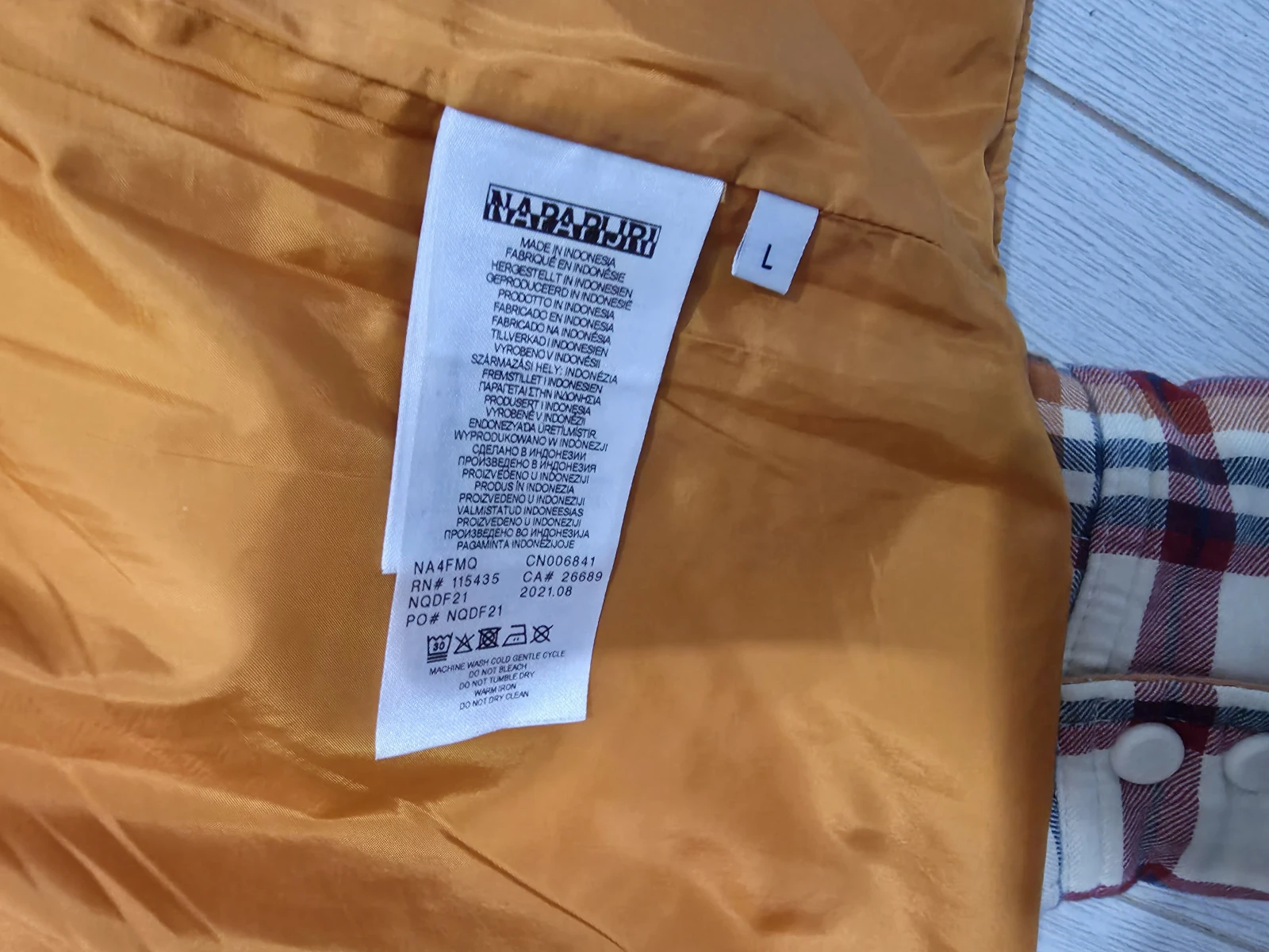 Napapijri insulated flannel