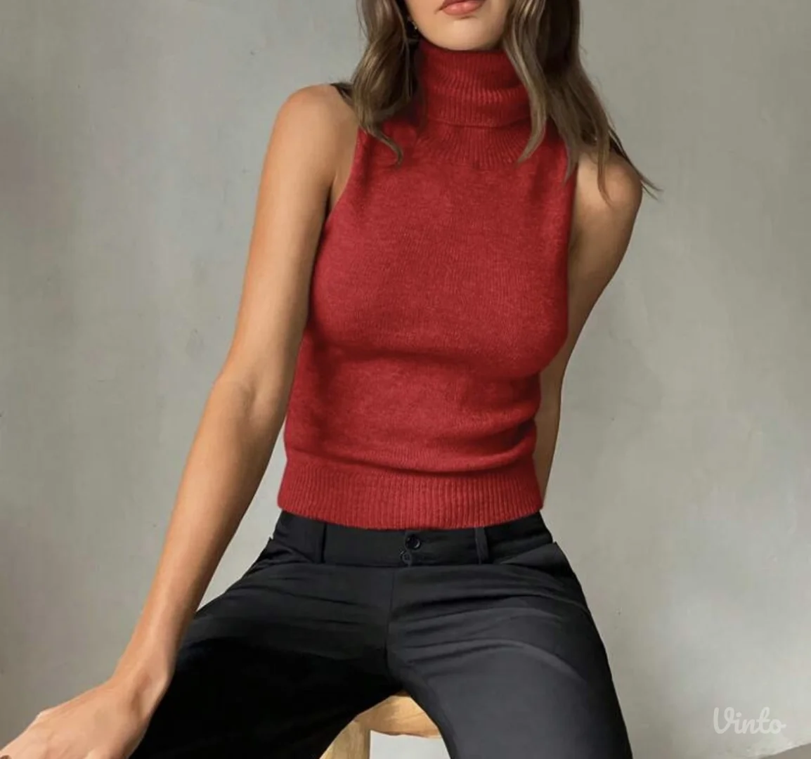 Knit rolka bez rukava