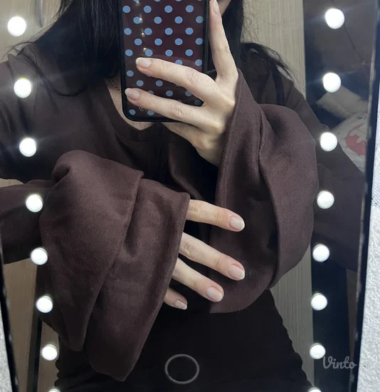 Braon top/haljina - NOVO