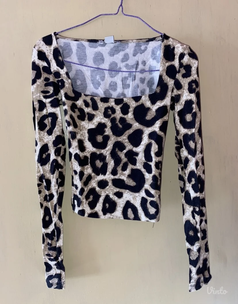 Leopard print bluza