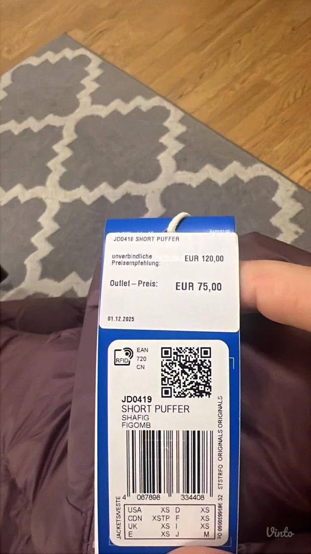 Adidas NOVA jakna sa etiketom