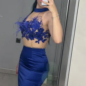 Svečana haljina sa perjem