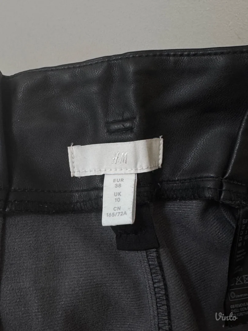 H&M - kožne pantalone