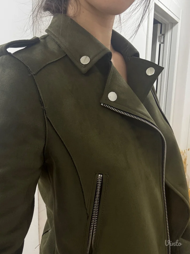 ClockHouse - kožna jakna od velura