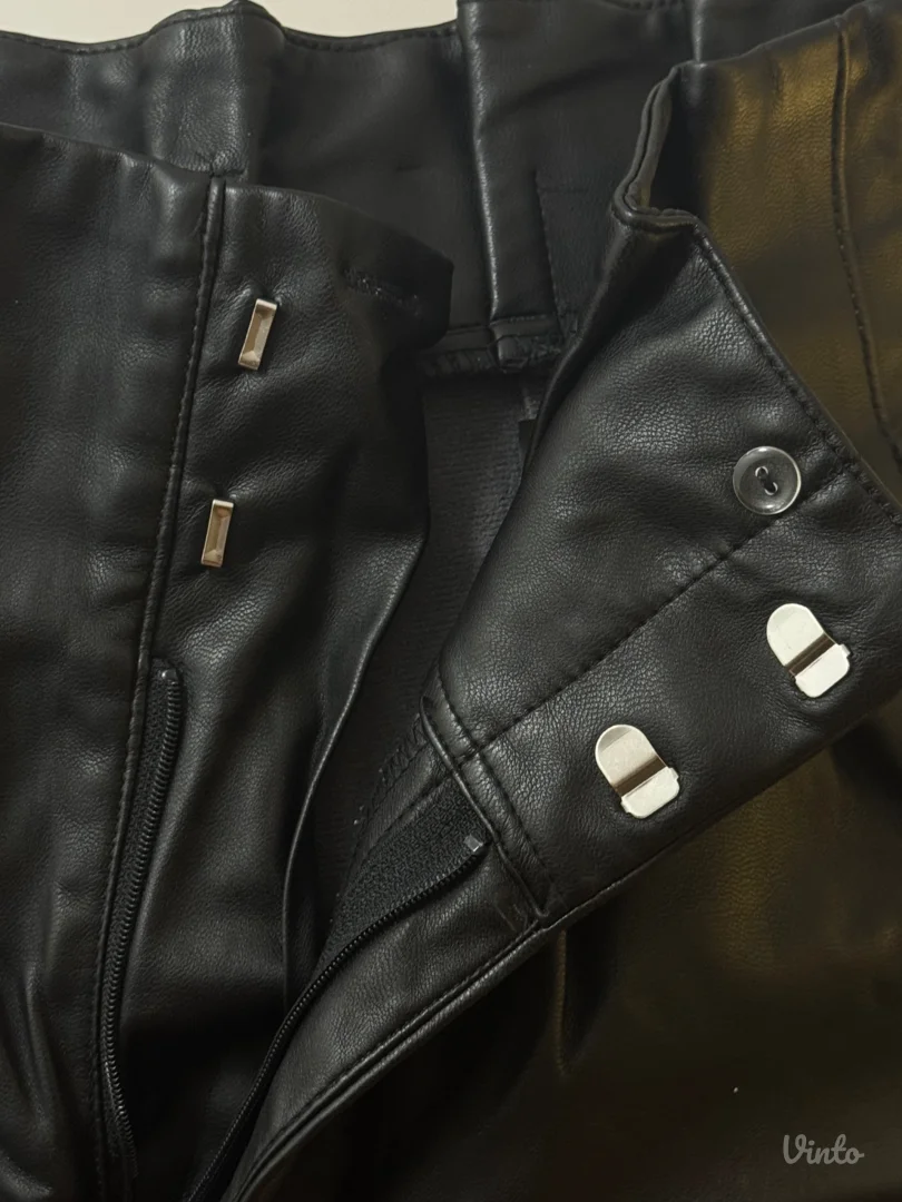 H&M - kožne pantalone