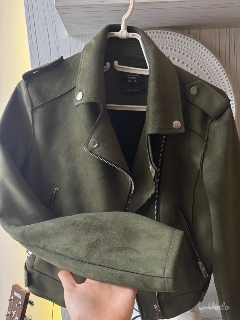 ClockHouse - kožna jakna od velura