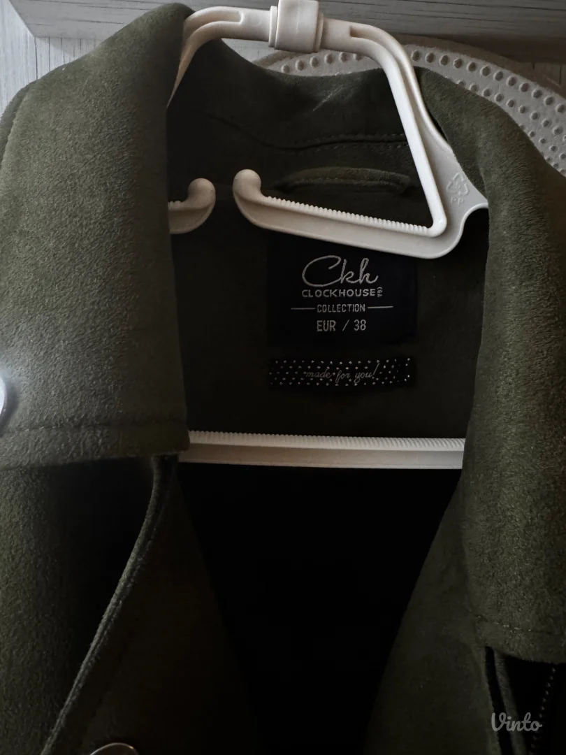 ClockHouse - kožna jakna od velura