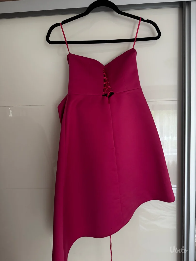 Svečana ciklama haljina Marko Jović atelier – XS (34), nošena jednom