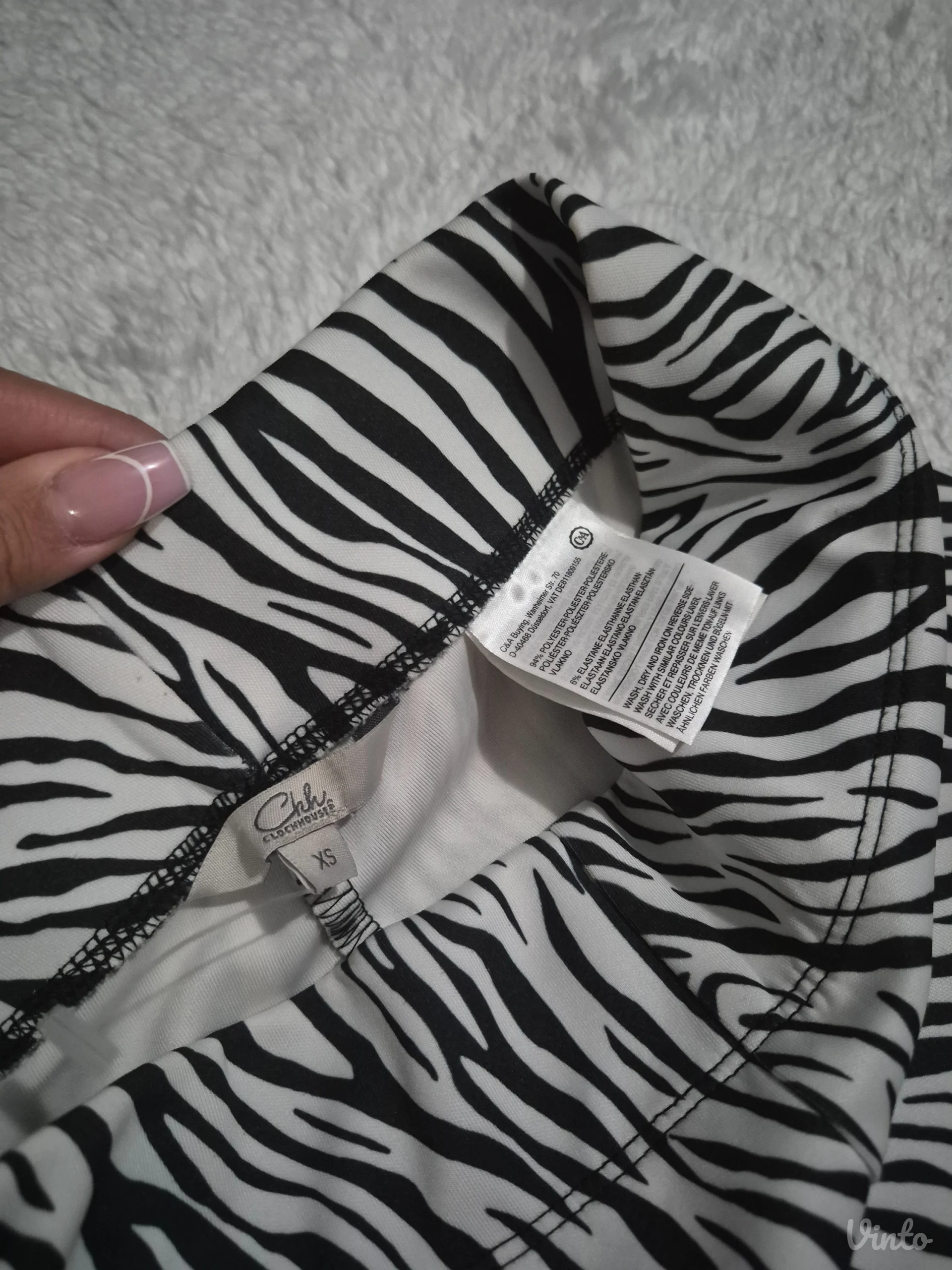 Zebra print helanke