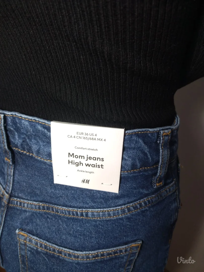 Nove H&M Mom jeans farmerke