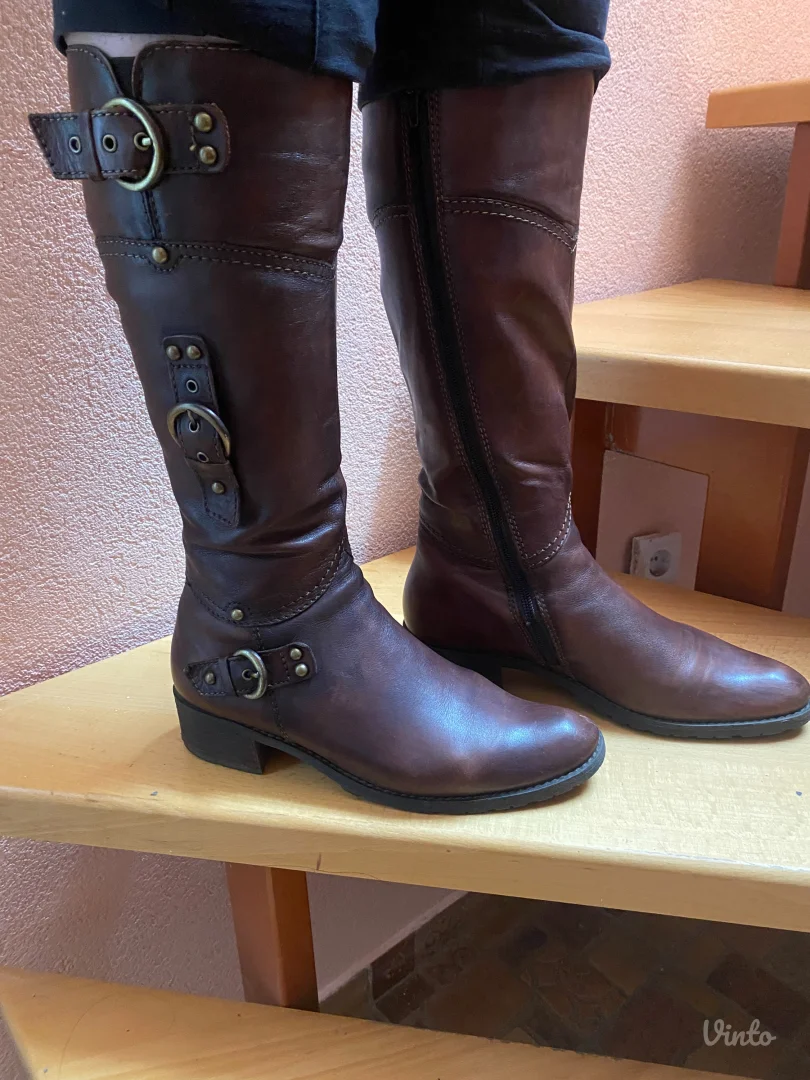 Marco Tozzi - duge kožne čizme