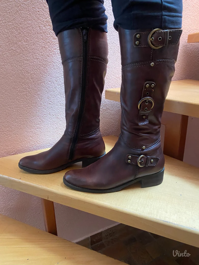 Marco Tozzi - duge kožne čizme