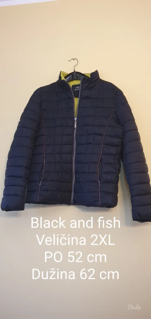 Black and fish - crna ženska jakna