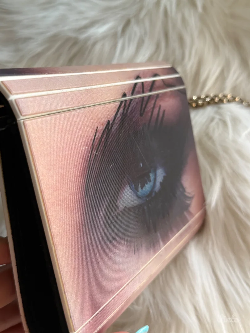 Jimmy Choo Holographic candy eye clutch original