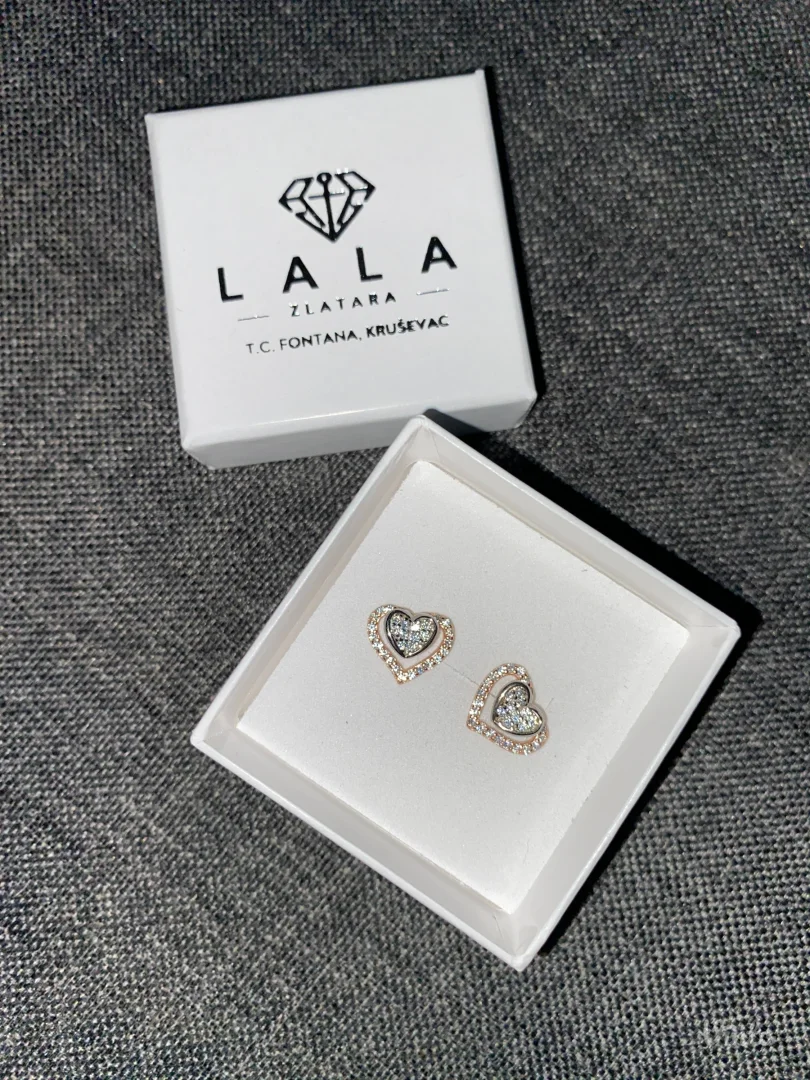 Lala - srebrne minđuše