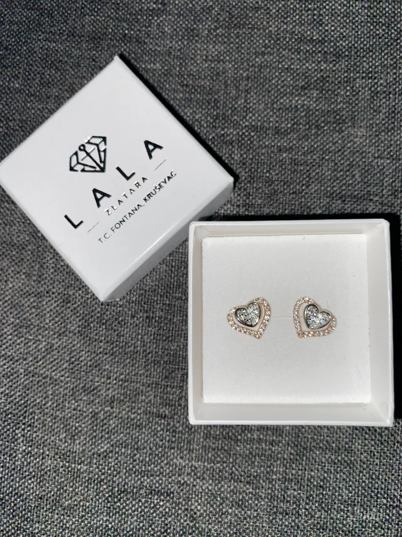 Lala - srebrne minđuše