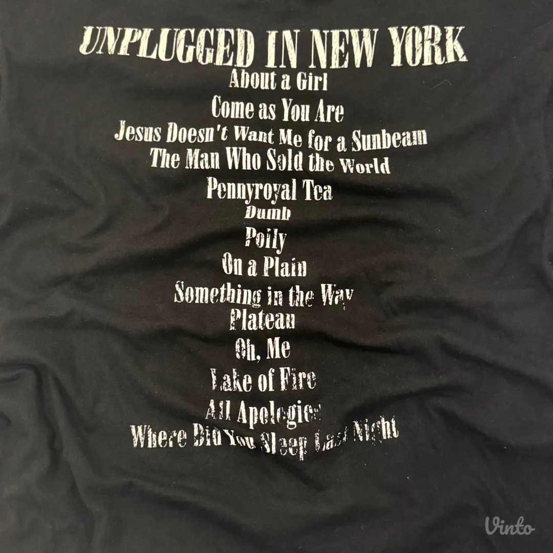 Nirvana MTV Unplugged Majica – H&M (Oversize S)