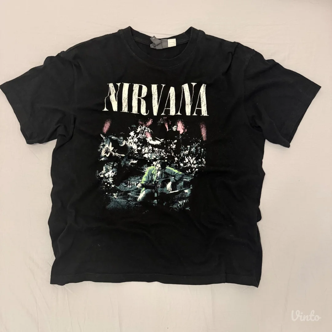 Nirvana MTV Unplugged Majica – H&M (Oversize S)