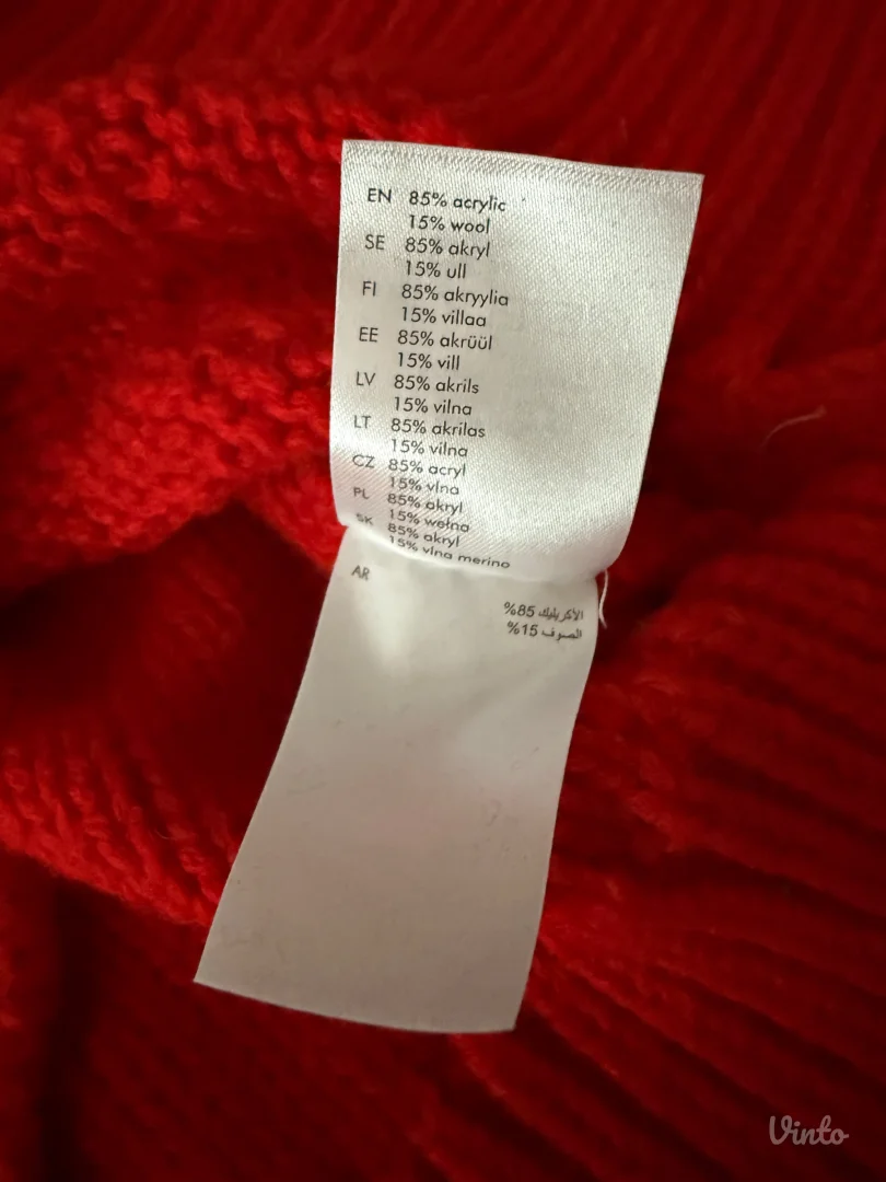 Lindex crveni dzemper