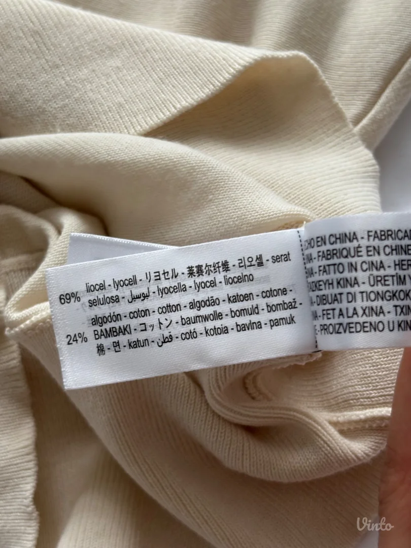 ZARA POLO MAJICA SA ŠIROKIM RUKAVIMA