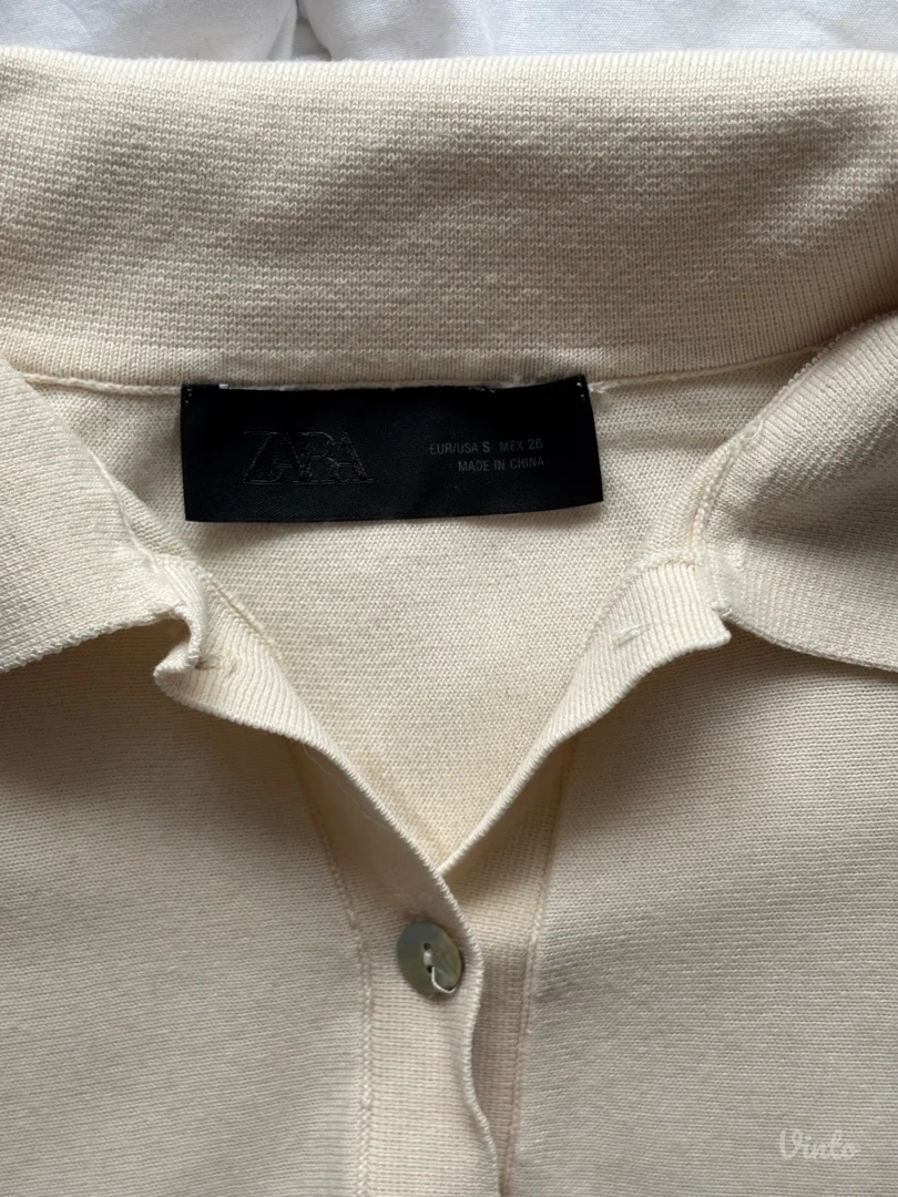 ZARA POLO MAJICA SA ŠIROKIM RUKAVIMA