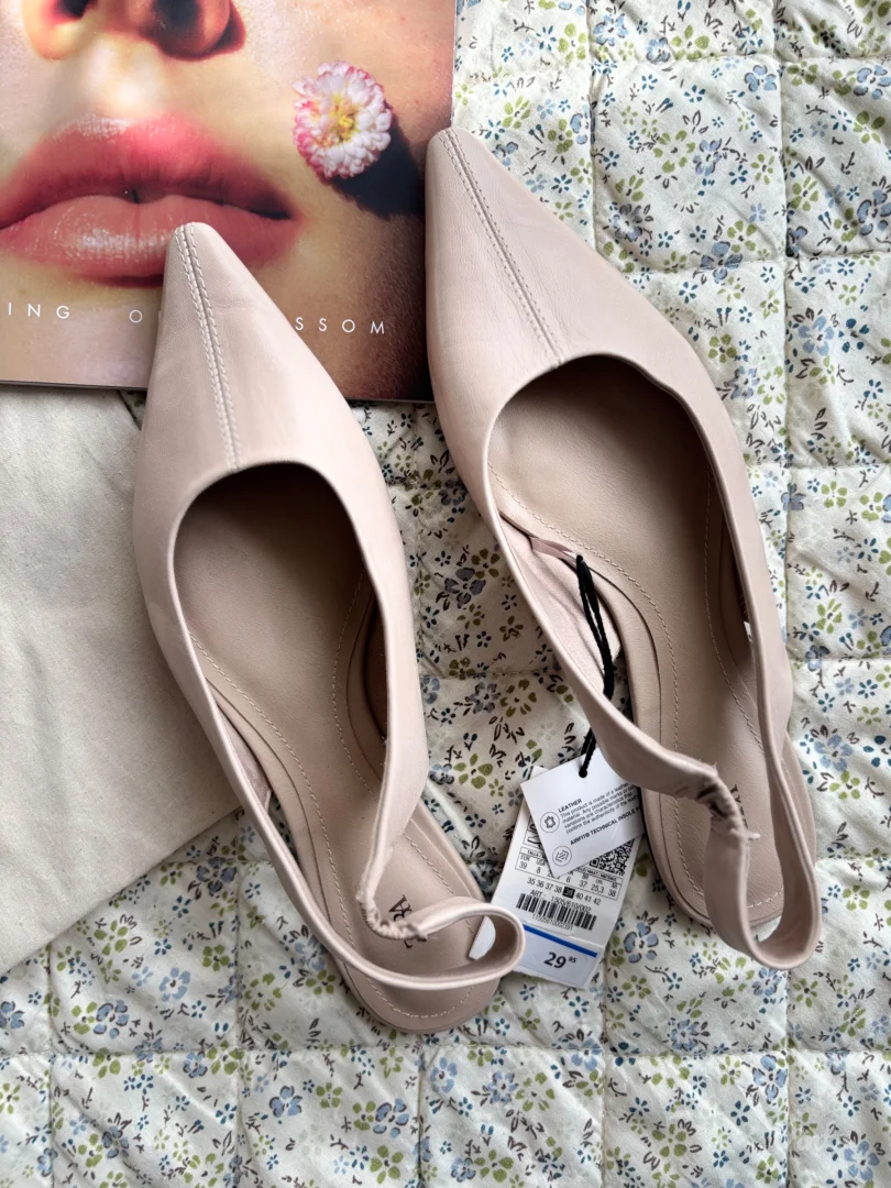 NOVE ZARA KOŽNE BALETANKE