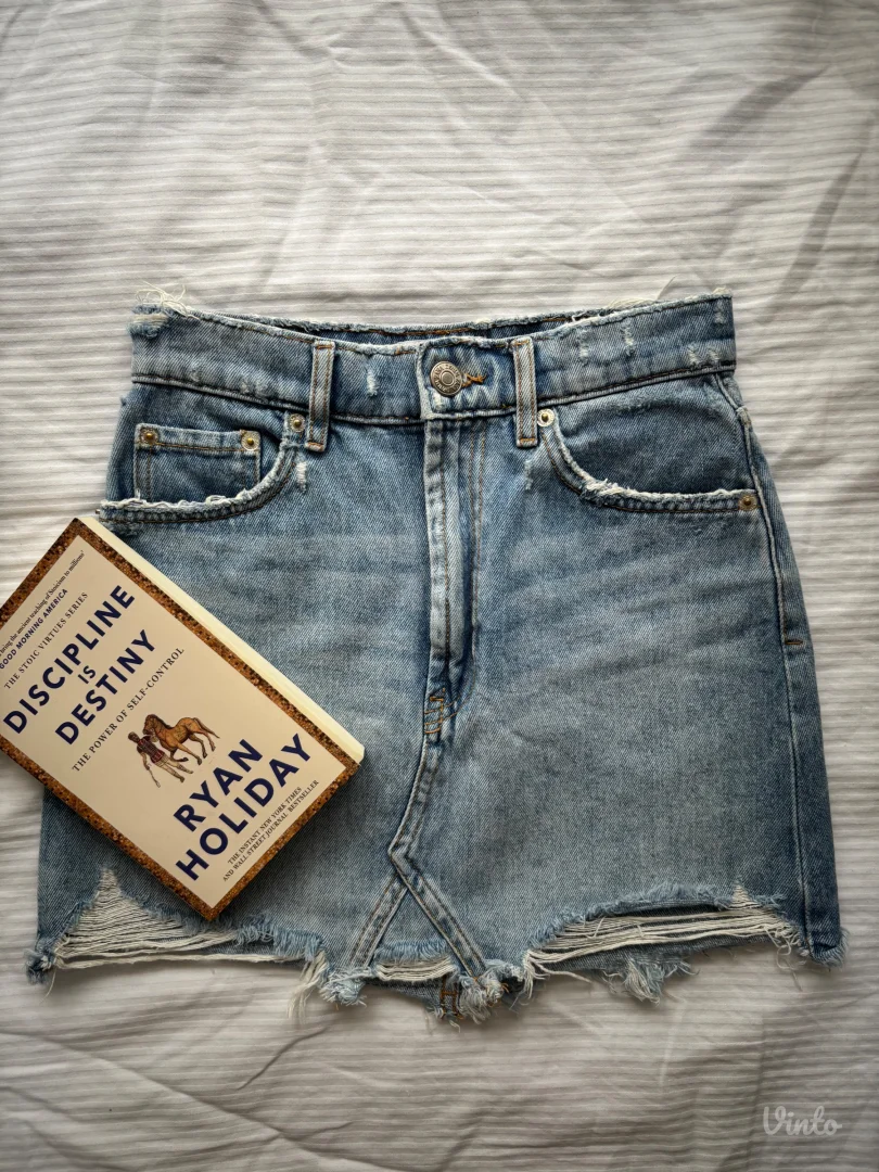 ZARA 100%PAMUK TEKSAS SUKNJICA