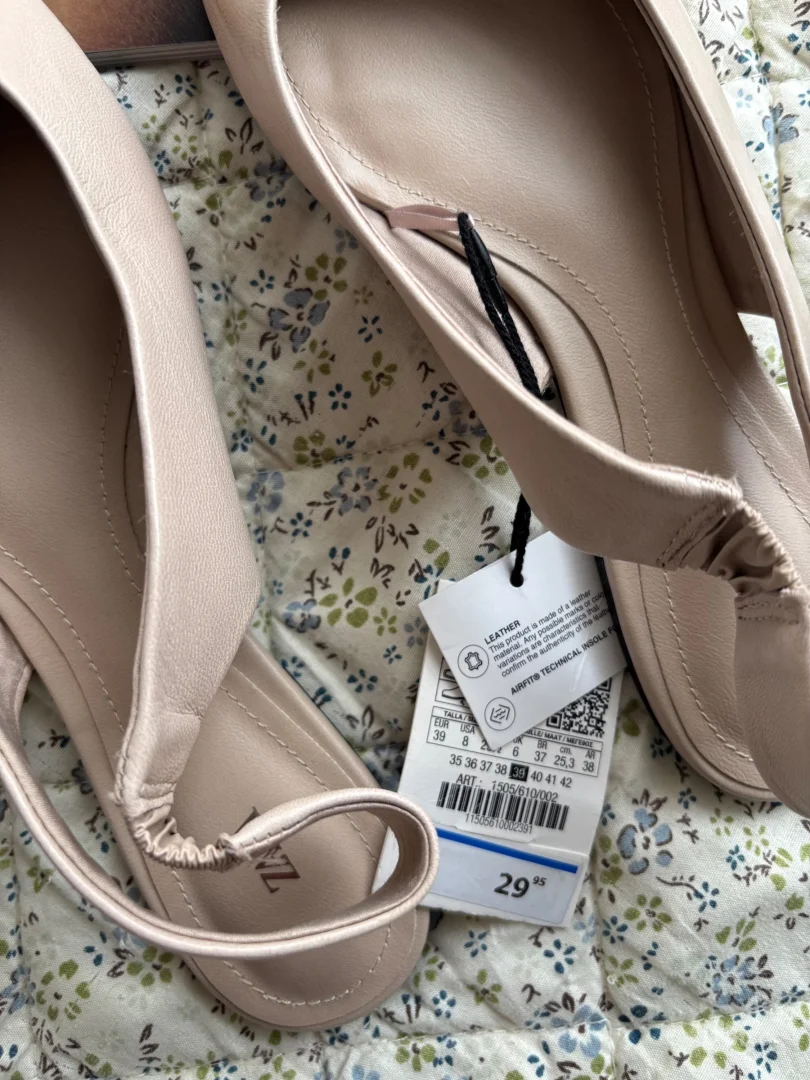 NOVE ZARA KOŽNE BALETANKE