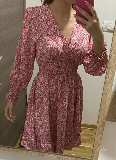 Haljina cvetna novo S