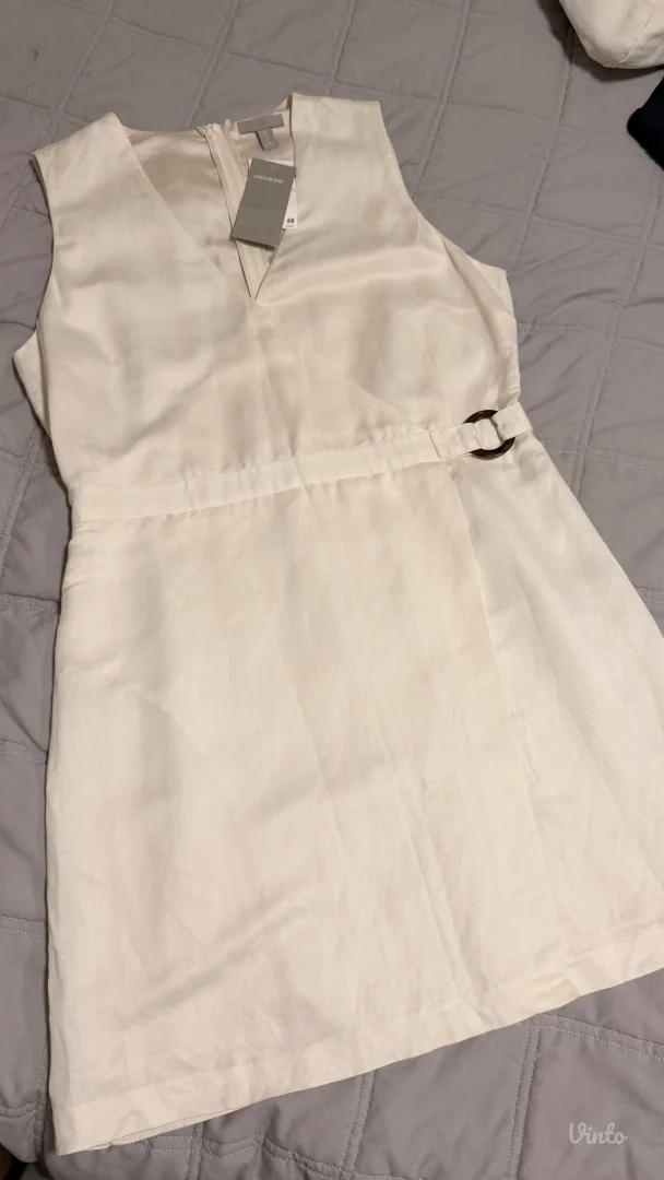 Haljina od lana H&M