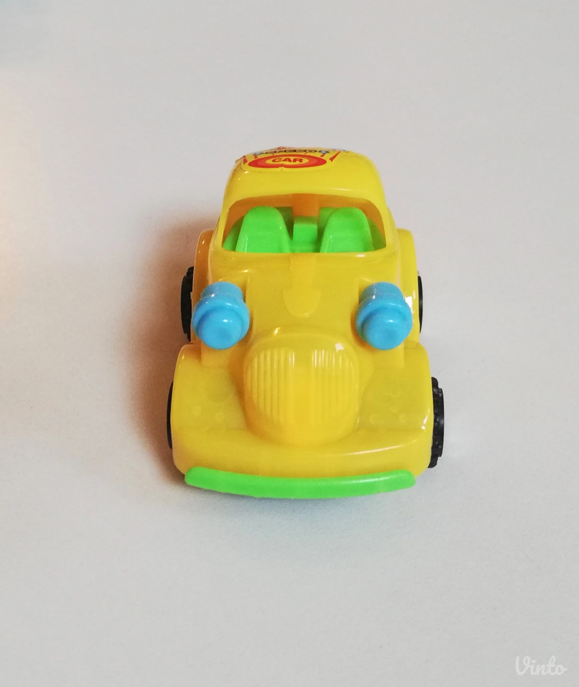 Žuti autić, cartoon speed car no730