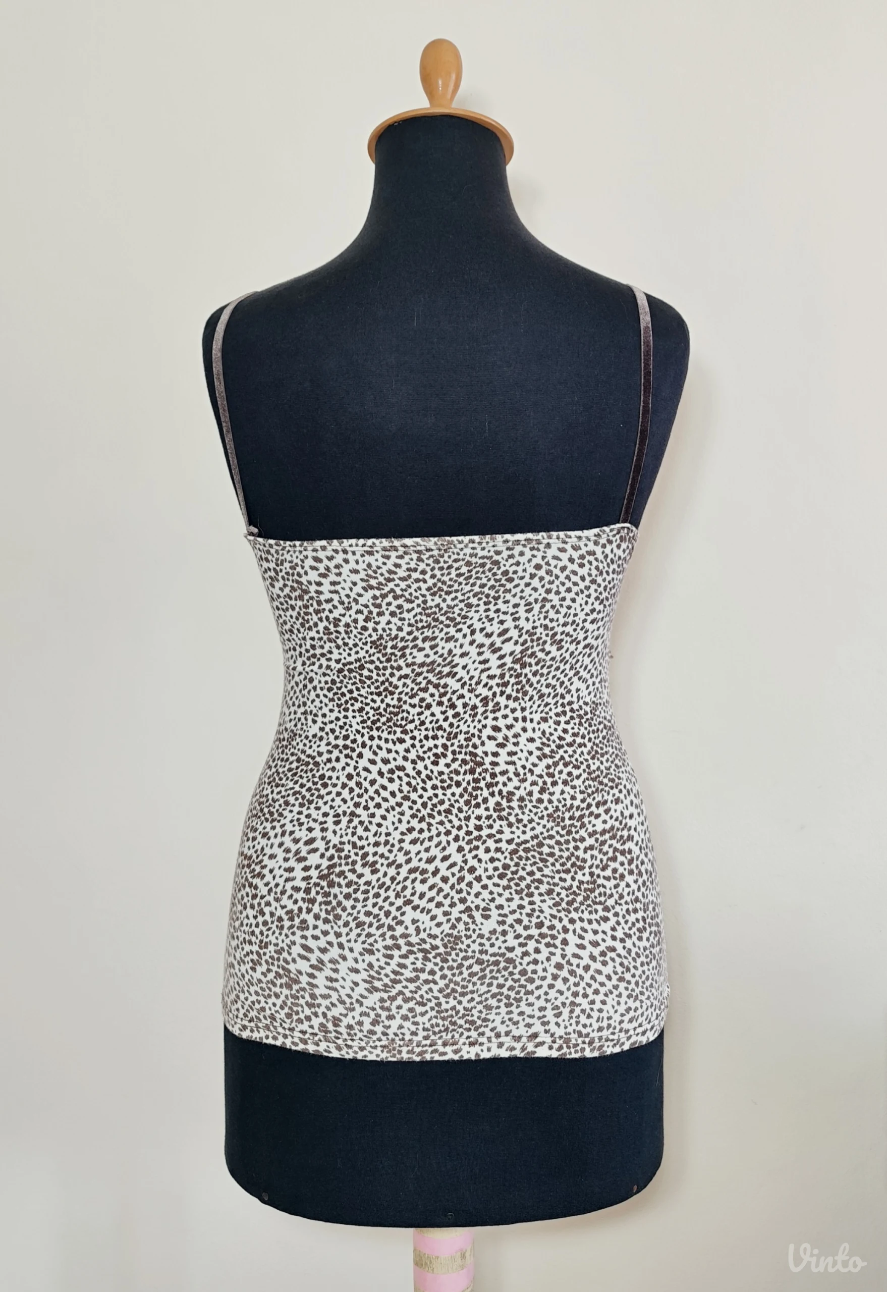 Animal print top majica na bretele XS-S