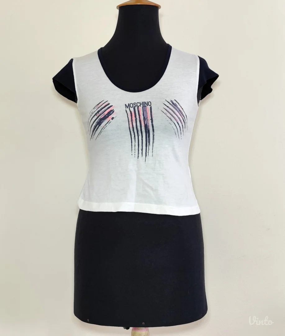 Moschino top majica (natpis), XS