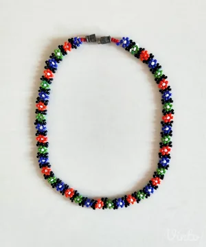Mala choker ogrlica, cvetići