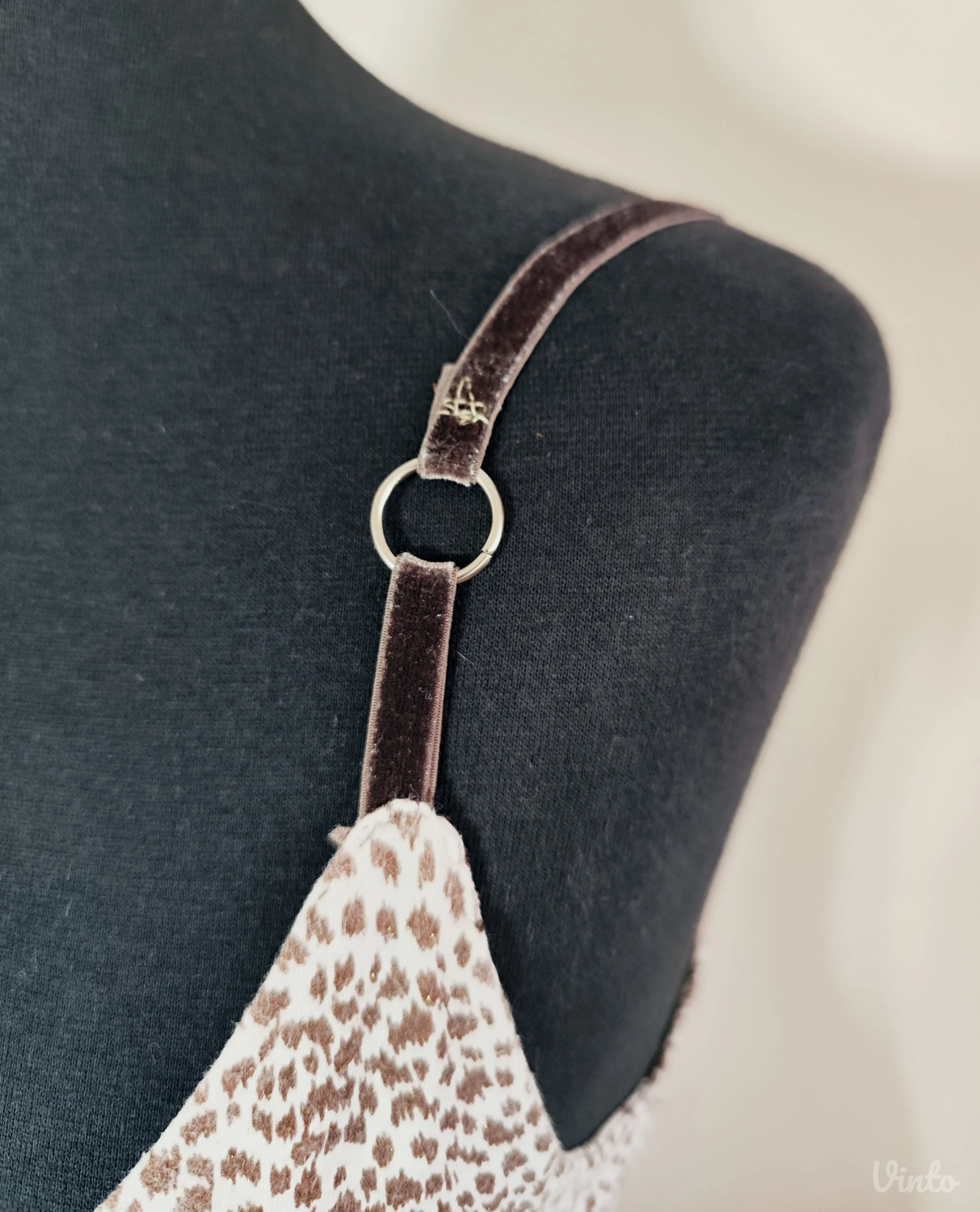 Animal print top majica na bretele XS-S