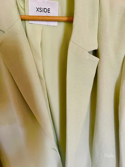 Waikiki pastelno zeleni laneni sako NOVO